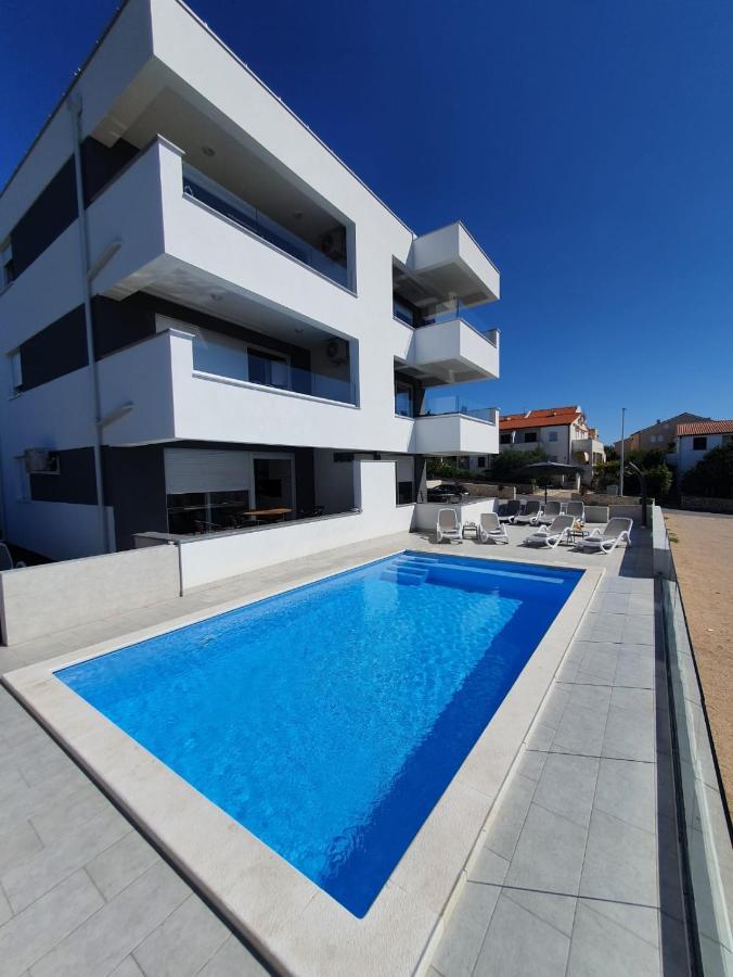 Seahorse Luxury Apartment With Pool And Sea View Novalja Eksteriør billede