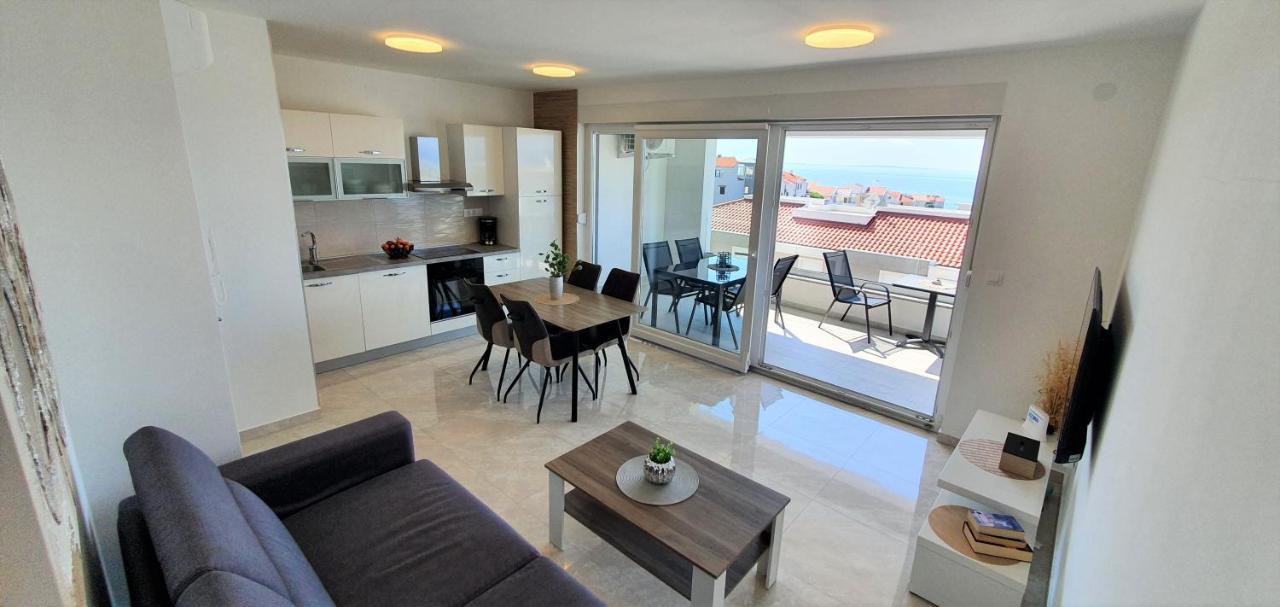 Seahorse Luxury Apartment With Pool And Sea View Novalja Eksteriør billede