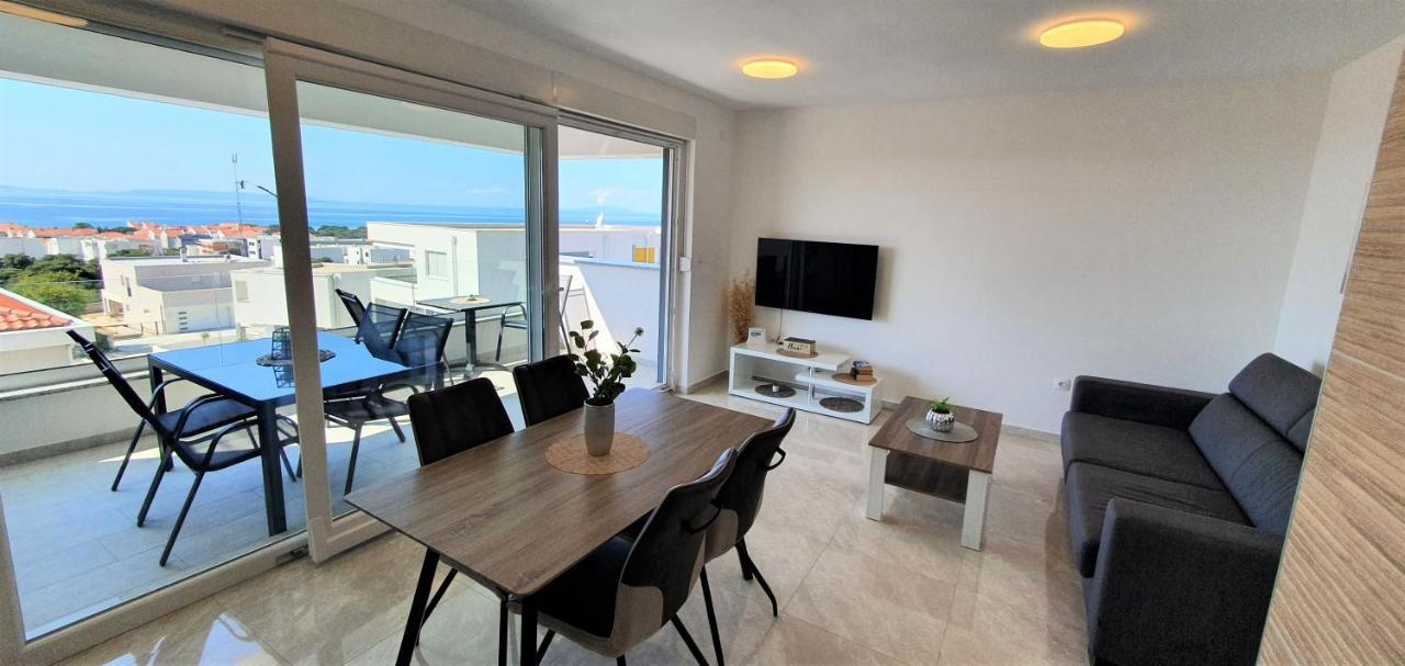 Seahorse Luxury Apartment With Pool And Sea View Novalja Eksteriør billede